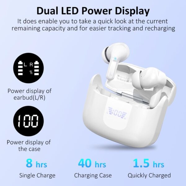 5.3 New 40H Bass Stereo Noise Cancelling Wireless Bluetooth Headphones - Image 16