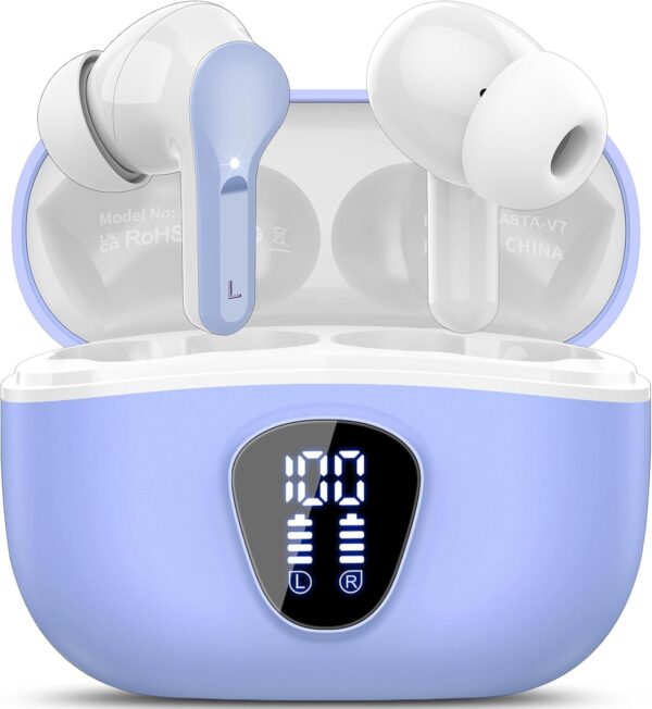 IP7 Waterproof Wireless Bluetooth Earphones with ENC Noise Cancelling Microphone - Image 8