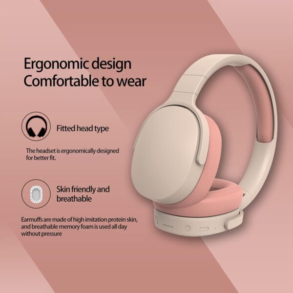 Over-ear foldable Bluetooth headset with intelligent noise cancellation - Image 5