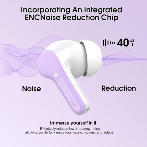 IP7 Waterproof Wireless Bluetooth Earphones with ENC Noise Cancelling Microphone - Image 30