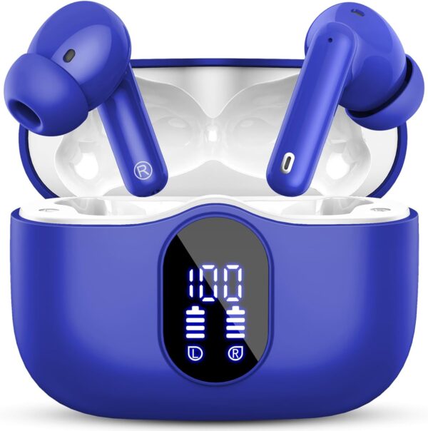 Bluetooth 5.4 Bass Stereo Noise Cancelling In-Ear Headphones - Image 8