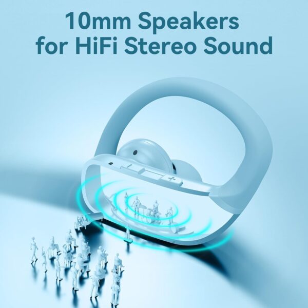 Wireless Bluetooth Headphones with LED Display and Ear Hooks - Image 5