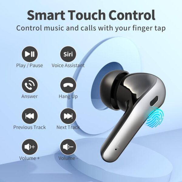 IPX5 Waterproof In-ear Wireless Bluetooth Headphones - Image 4