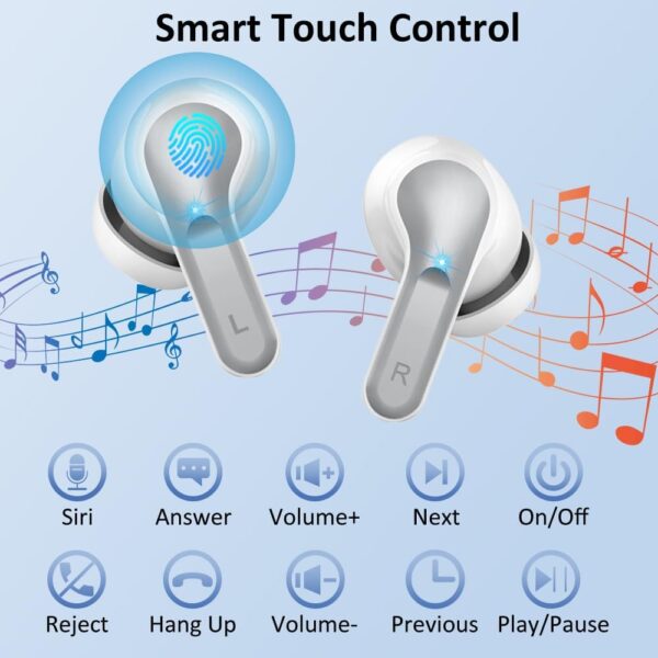 5.3 New 40H Bass Stereo Noise Cancelling Wireless Bluetooth Headphones - Image 9