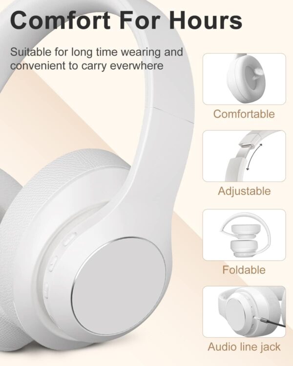 HiFi Stereo Wireless Bluetooth Headphones - Image 2