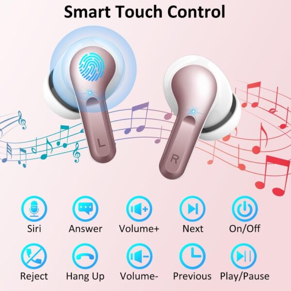 5.3 New 40H Bass Stereo Noise Cancelling Wireless Bluetooth Headphones - Image 29