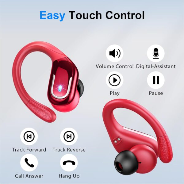 IP7 Waterproof with ENC Noise Cancelling Mic Bluetooth Earbuds - Image 6