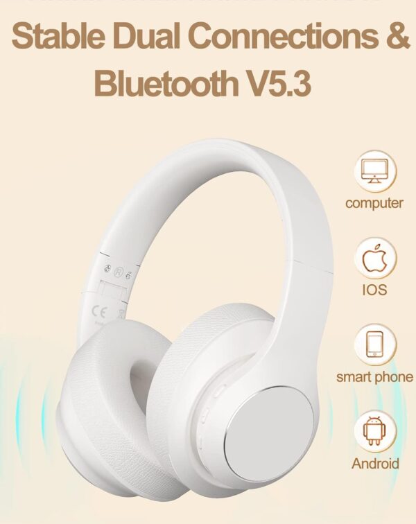 HiFi Stereo Wireless Bluetooth Headphones - Image 3