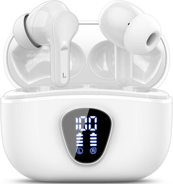 IP7 Waterproof Wireless Bluetooth Earphones with ENC Noise Cancelling Microphone - Image 15