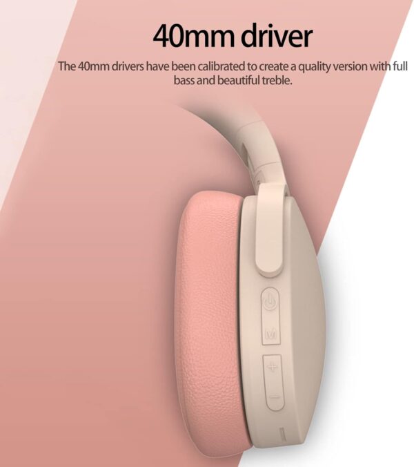 Over-ear foldable Bluetooth headset with intelligent noise cancellation - Image 7