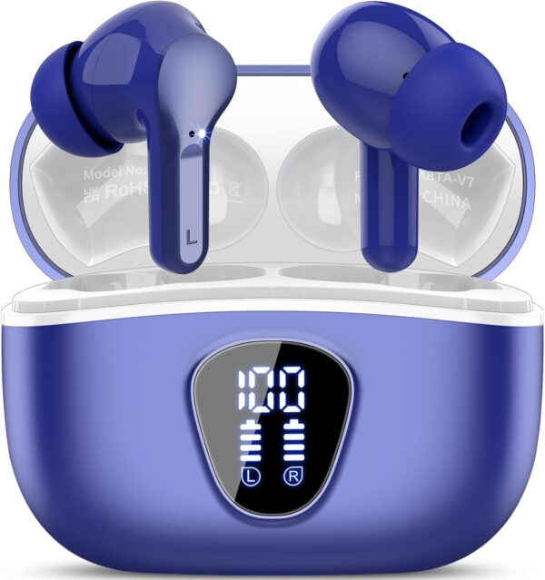 IP7 Waterproof Wireless Bluetooth Earphones with ENC Noise Cancelling Microphone - Image 21