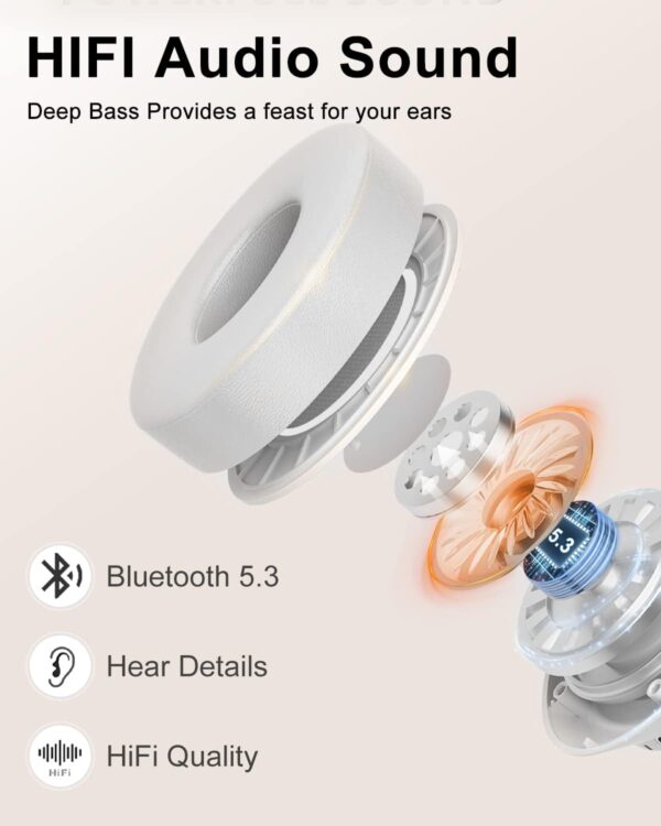 HiFi Stereo Wireless Bluetooth Headphones - Image 5