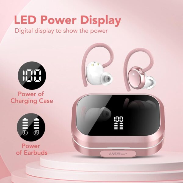 IPX7 Waterproof, Deep Bass 2.0 Bluetooth Earphones Wireless Headphones - Image 10