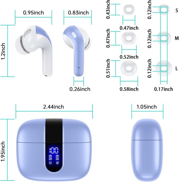 IPX5 Waterproof In-ear Wireless Bluetooth Headphones - Image 22