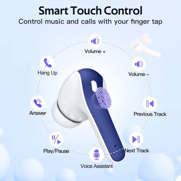 IPX5 Waterproof In-ear Wireless Bluetooth Headphones - Image 61