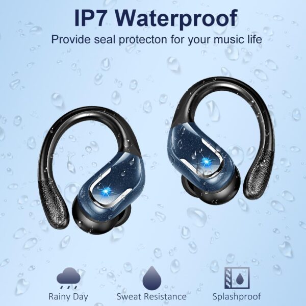 IP7 Waterproof with ENC Noise Cancelling Mic Bluetooth Earbuds - Image 20
