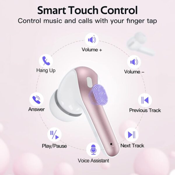 IPX5 Waterproof In-ear Wireless Bluetooth Headphones - Image 26