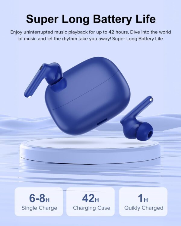 HiFi Stereo Call Noise Cancelling, IPX7 Waterproof Stereo In-Ear Headphones with LED Display - Image 24