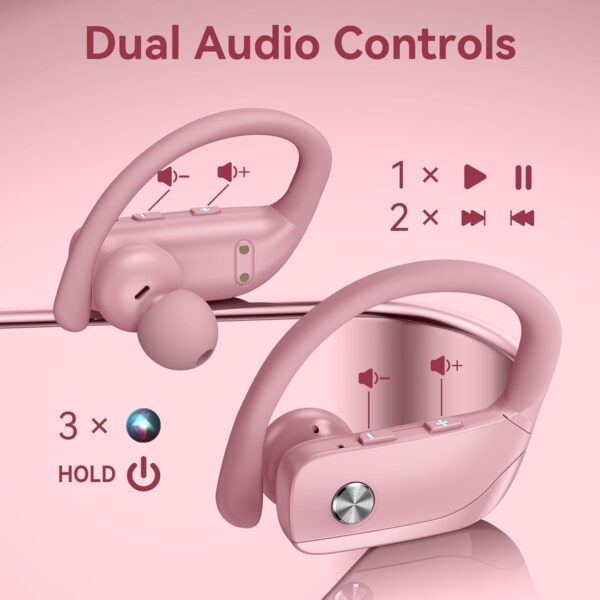 Wireless Bluetooth Headphones with LED Display and Ear Hooks - Image 10