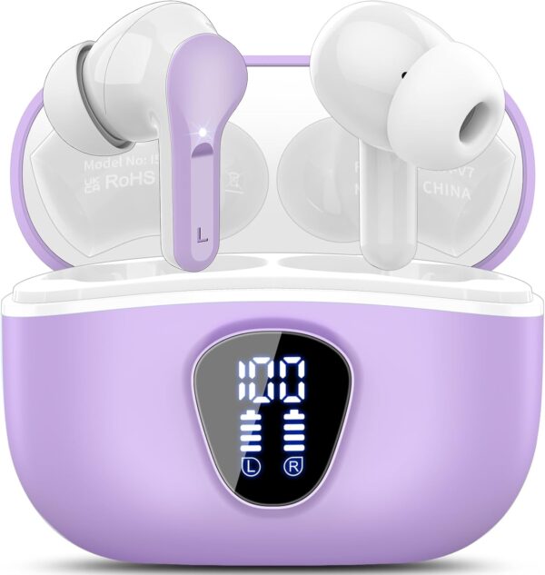 IP7 Waterproof Wireless Bluetooth Earphones with ENC Noise Cancelling Microphone - Image 28