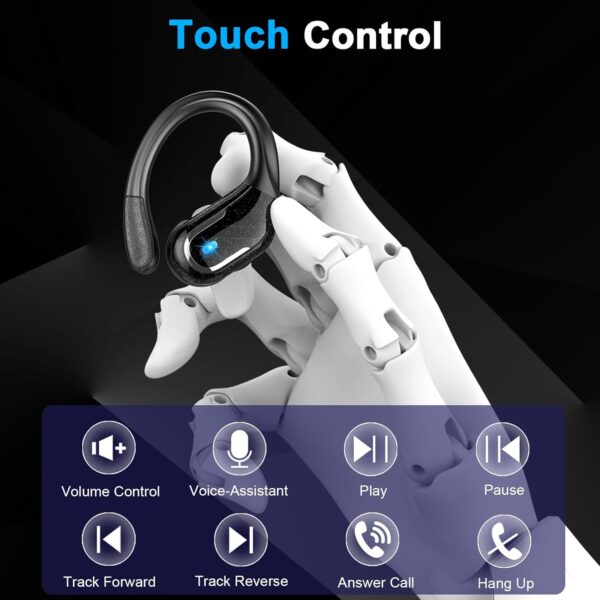 IP7 Waterproof with ENC Noise Cancelling Mic Bluetooth Earbuds - Image 55