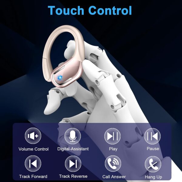 IP7 Waterproof with ENC Noise Cancelling Mic Bluetooth Earbuds - Image 34