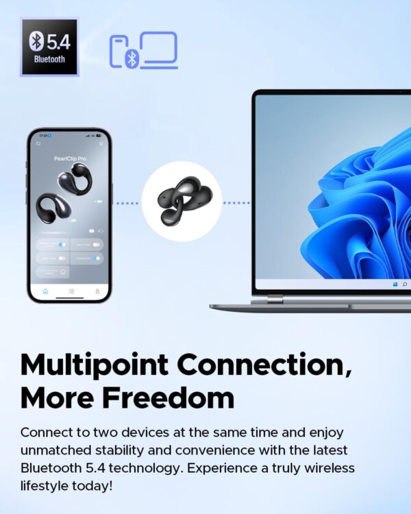 Bluetooth 5.4 Open Ear Clip Wireless Headphones - Image 34