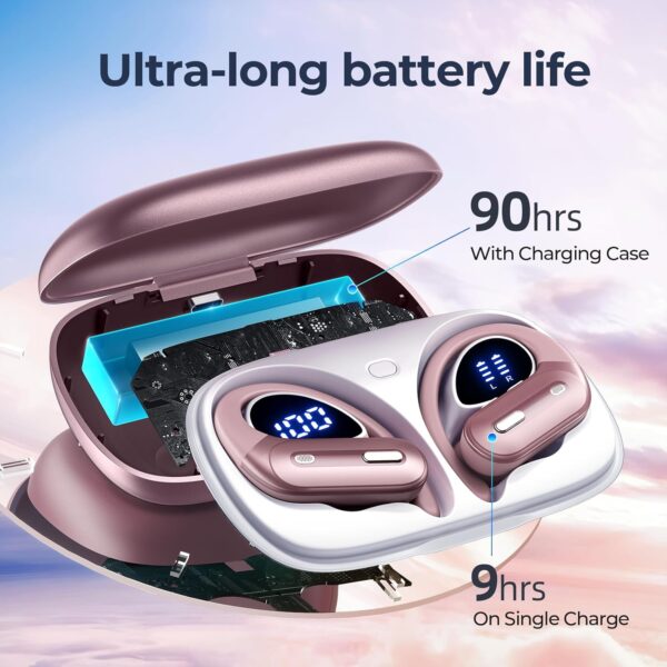 Bluetooth 5.3 waterproof heavy bass sports earphones - Image 11