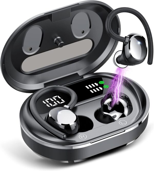 HiFi Stereo Bluetooth 5.3 In-ear Running Headphones with Earhook - Image 22