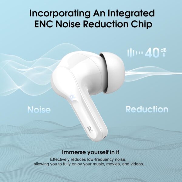 IP7 Waterproof Wireless Bluetooth Earphones with ENC Noise Cancelling Microphone - Image 16