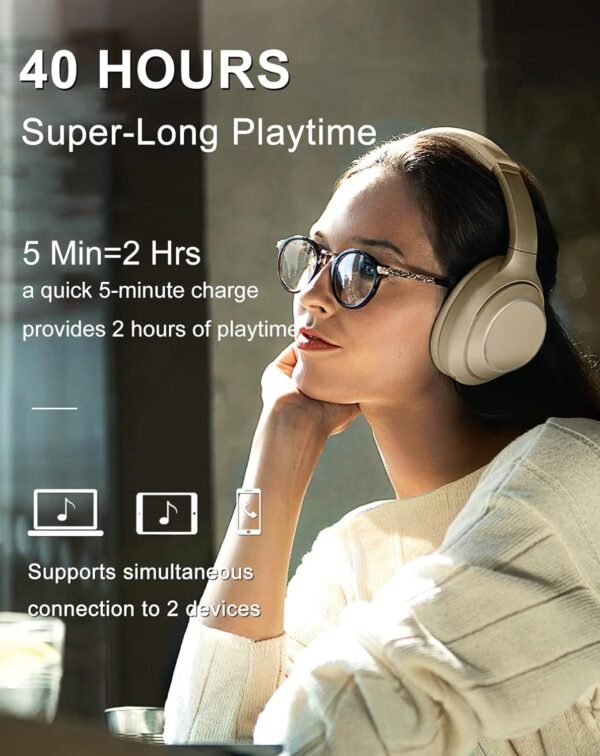 HiFi Stereo Wireless Bluetooth Headphones - Image 10