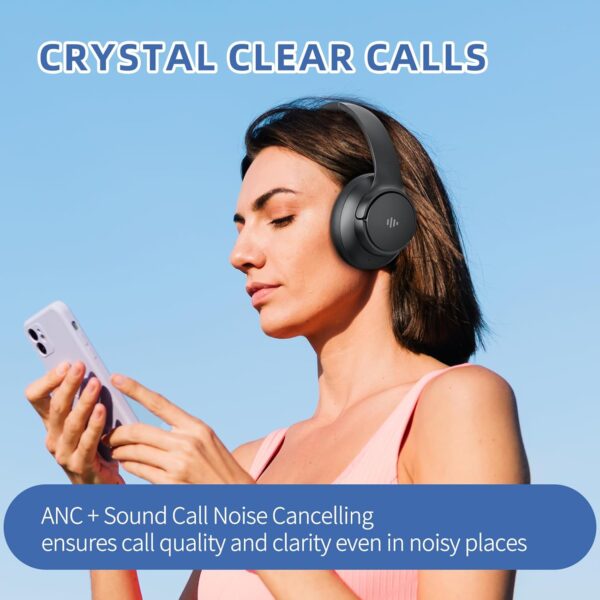 Active Noise Cancelling Wireless Bluetooth Headphones - Image 9