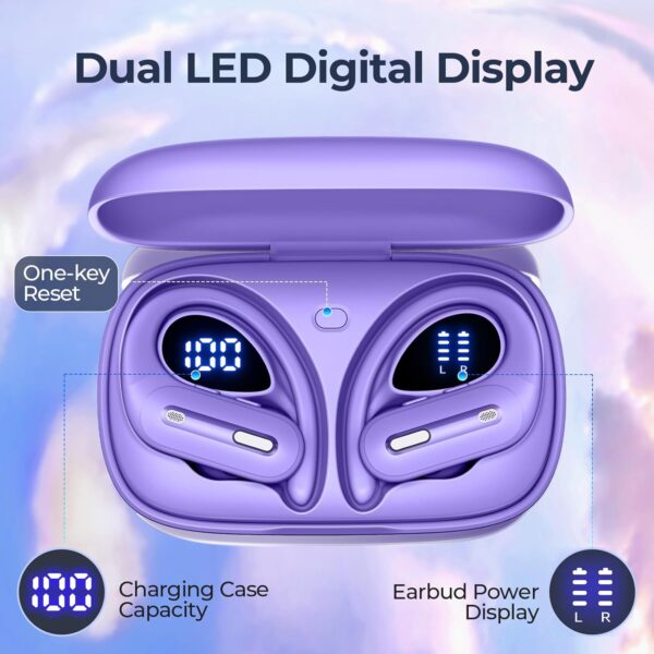 Bluetooth 5.3 waterproof heavy bass sports earphones - Image 15