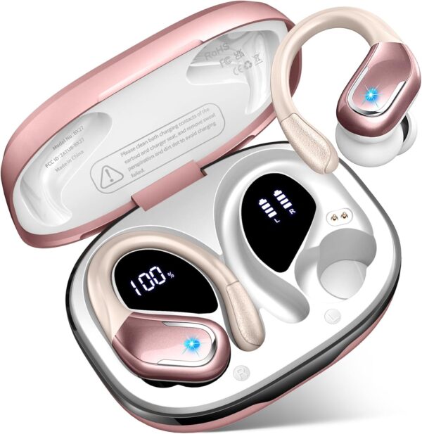 IP7 Waterproof with ENC Noise Cancelling Mic Bluetooth Earbuds - Image 7