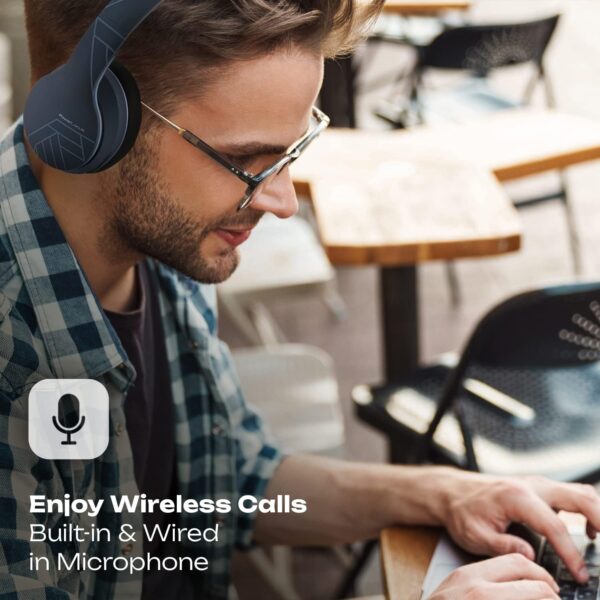 Foldable Wireless Bluetooth Over-Ear Headphones - Image 9