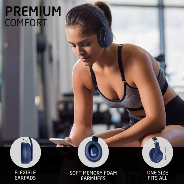 Foldable Wireless Bluetooth Over-Ear Headphones - Image 2