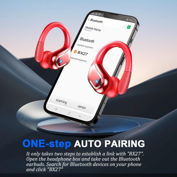 IP7 Waterproof with ENC Noise Cancelling Mic Bluetooth Earbuds - Image 5