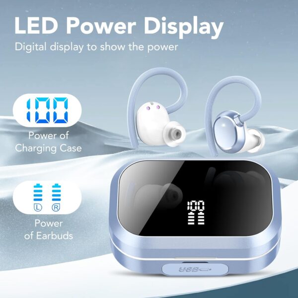 IPX7 Waterproof, Deep Bass 2.0 Bluetooth Earphones Wireless Headphones - Image 5