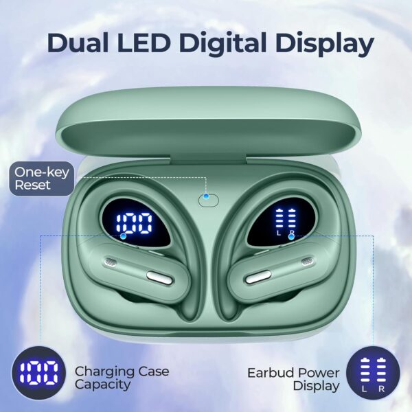 Bluetooth 5.3 waterproof heavy bass sports earphones - Image 2