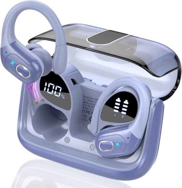 2025 Bluetooth Stereo Deep Bass, ENC Noise Cancelling Microphone, IPX7 Waterproof Earphones - Image 64