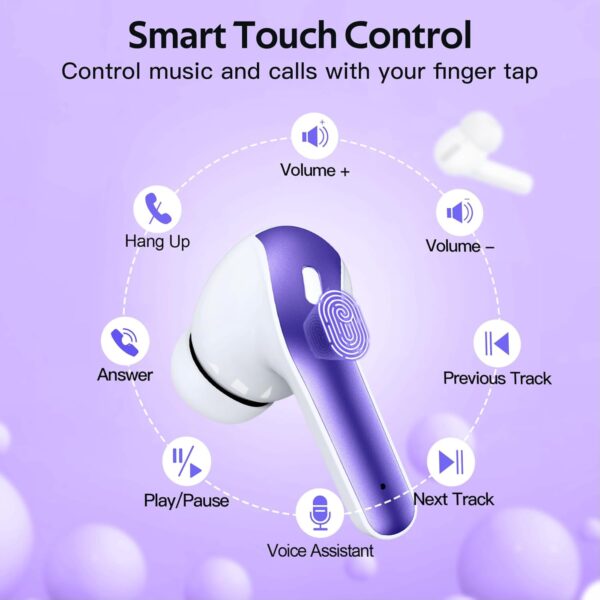 IPX5 Waterproof In-ear Wireless Bluetooth Headphones - Image 47