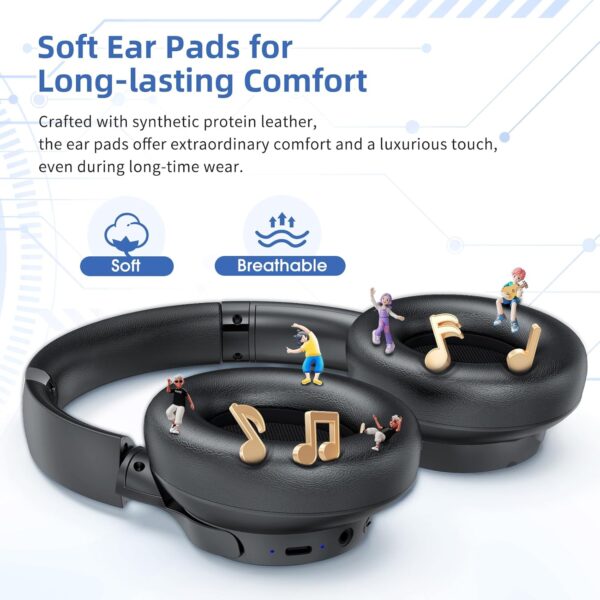 Active Noise Cancelling Wireless Bluetooth Headphones - Image 4