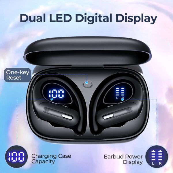 Bluetooth 5.3 waterproof heavy bass sports earphones - Image 21