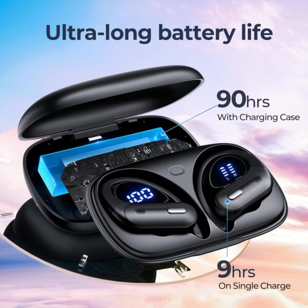 Bluetooth 5.3 waterproof heavy bass sports earphones - Image 23