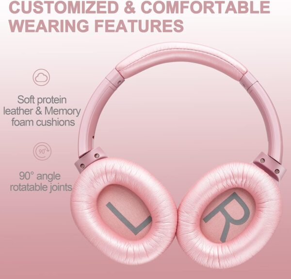 Active Noise Cancelling Deep Bass Hi-Fi Stereo Wireless Bluetooth Over-Ear Headphones - Image 20