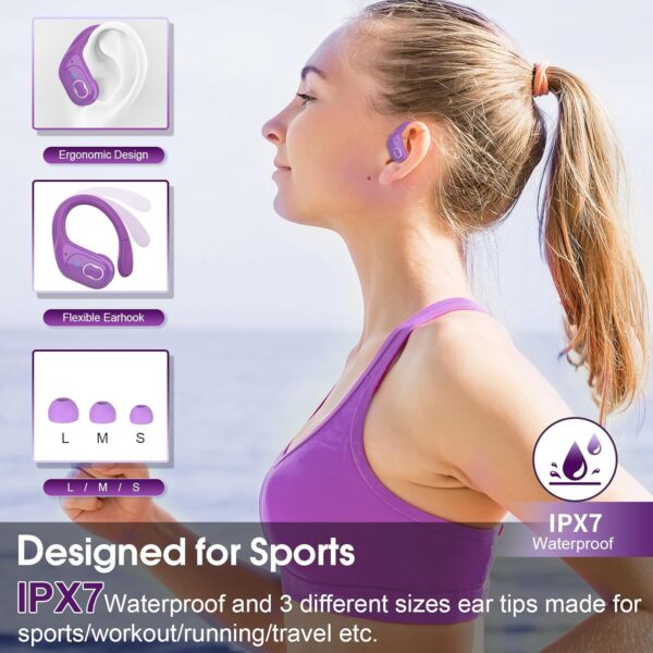2025 Bluetooth Stereo Deep Bass, ENC Noise Cancelling Microphone, IPX7 Waterproof Earphones - Image 26