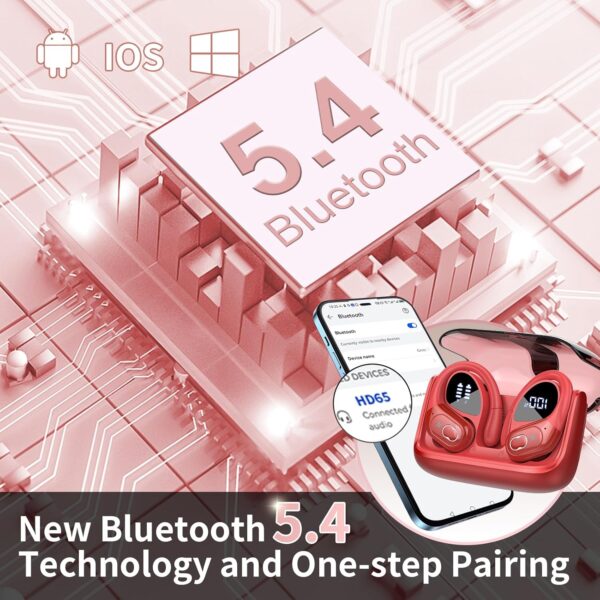 2025 Bluetooth Stereo Deep Bass, ENC Noise Cancelling Microphone, IPX7 Waterproof Earphones - Image 12