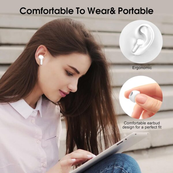 IP7 Waterproof Wireless Bluetooth Earphones with ENC Noise Cancelling Microphone - Image 18