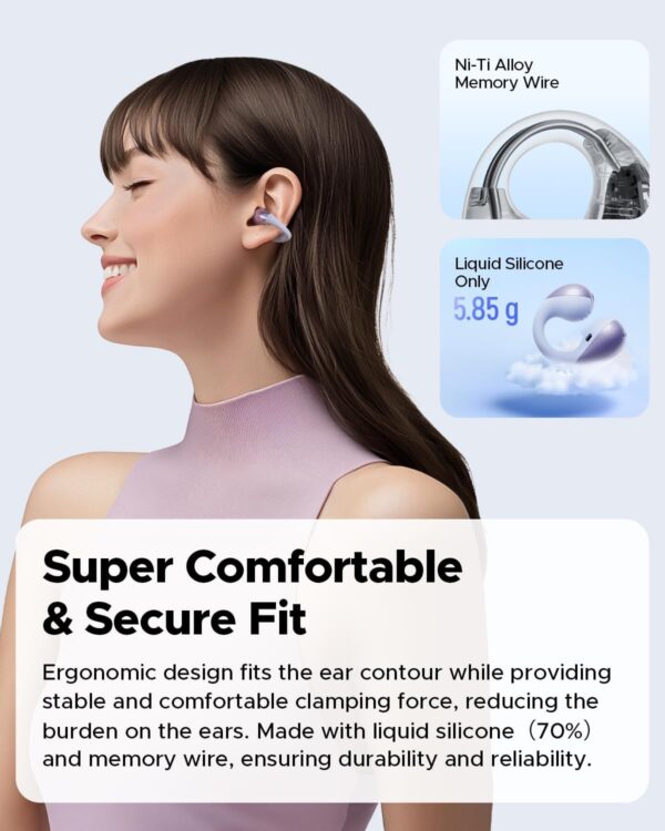 Bluetooth 5.4 Open Ear Clip Wireless Headphones - Image 23