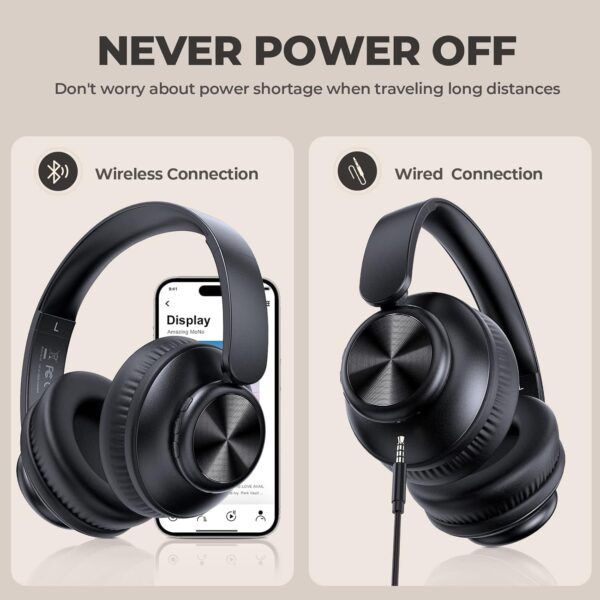 Deep Bass V8 Lightweight Foldable Wireless Bluetooth Headphones - Image 6